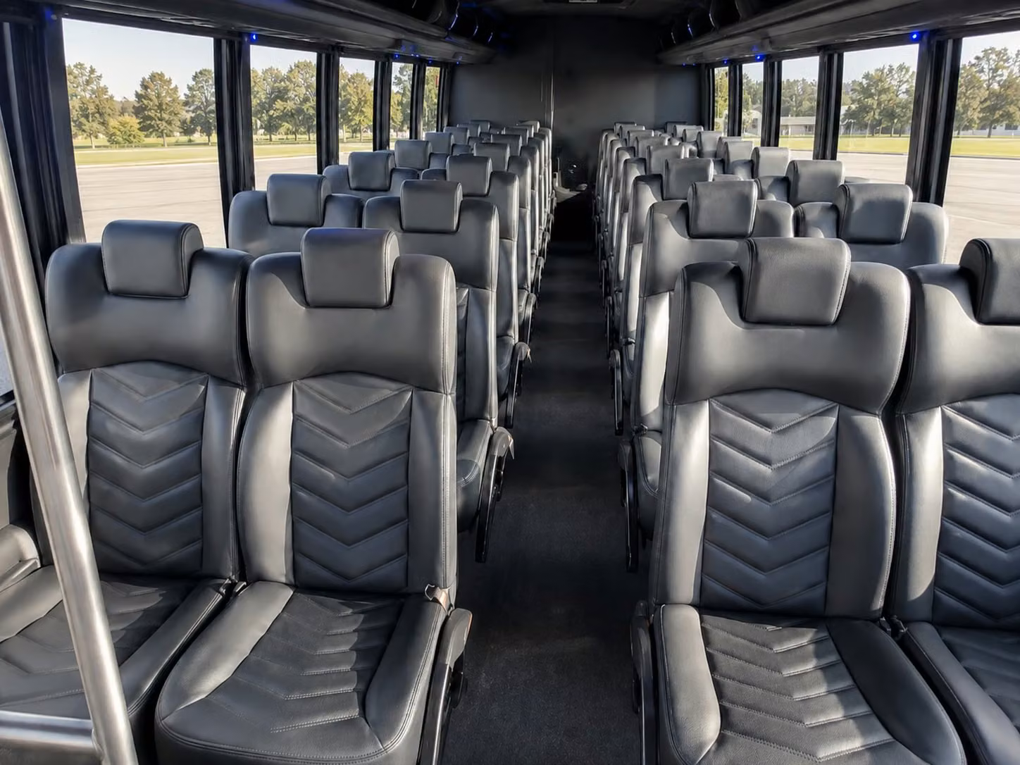 20 passenger minibus interior