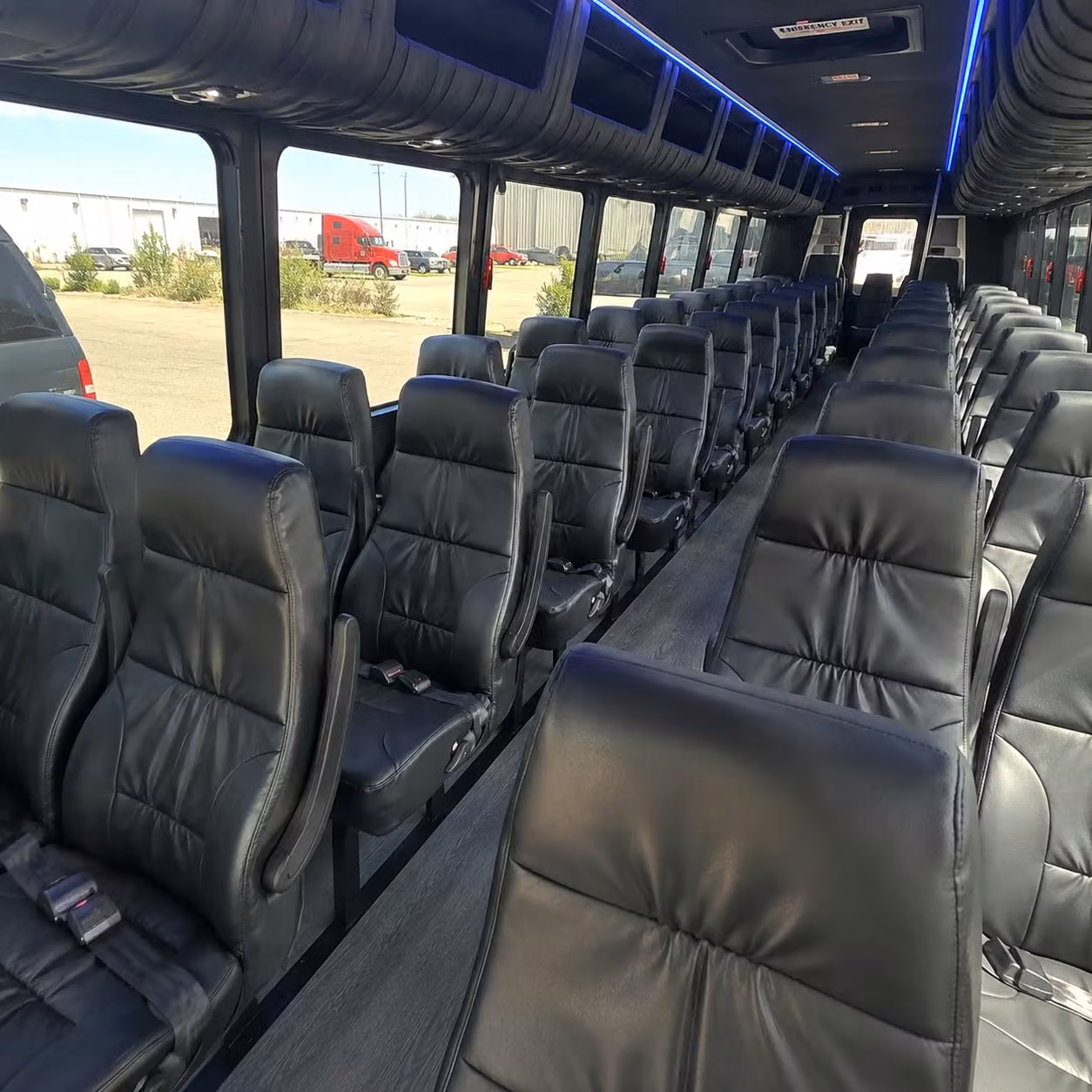 25 passenger minibus inside