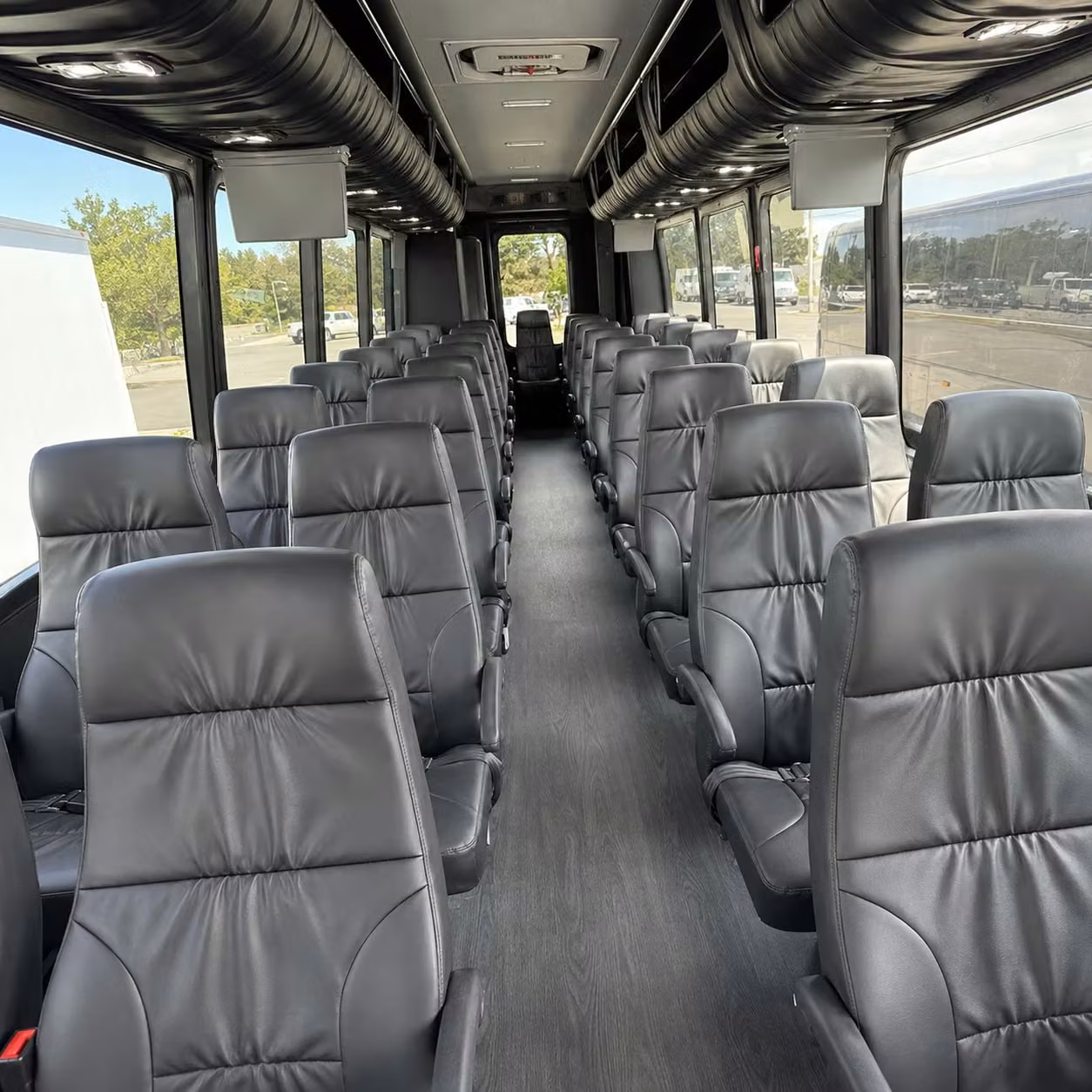 25 passenger minibus interior