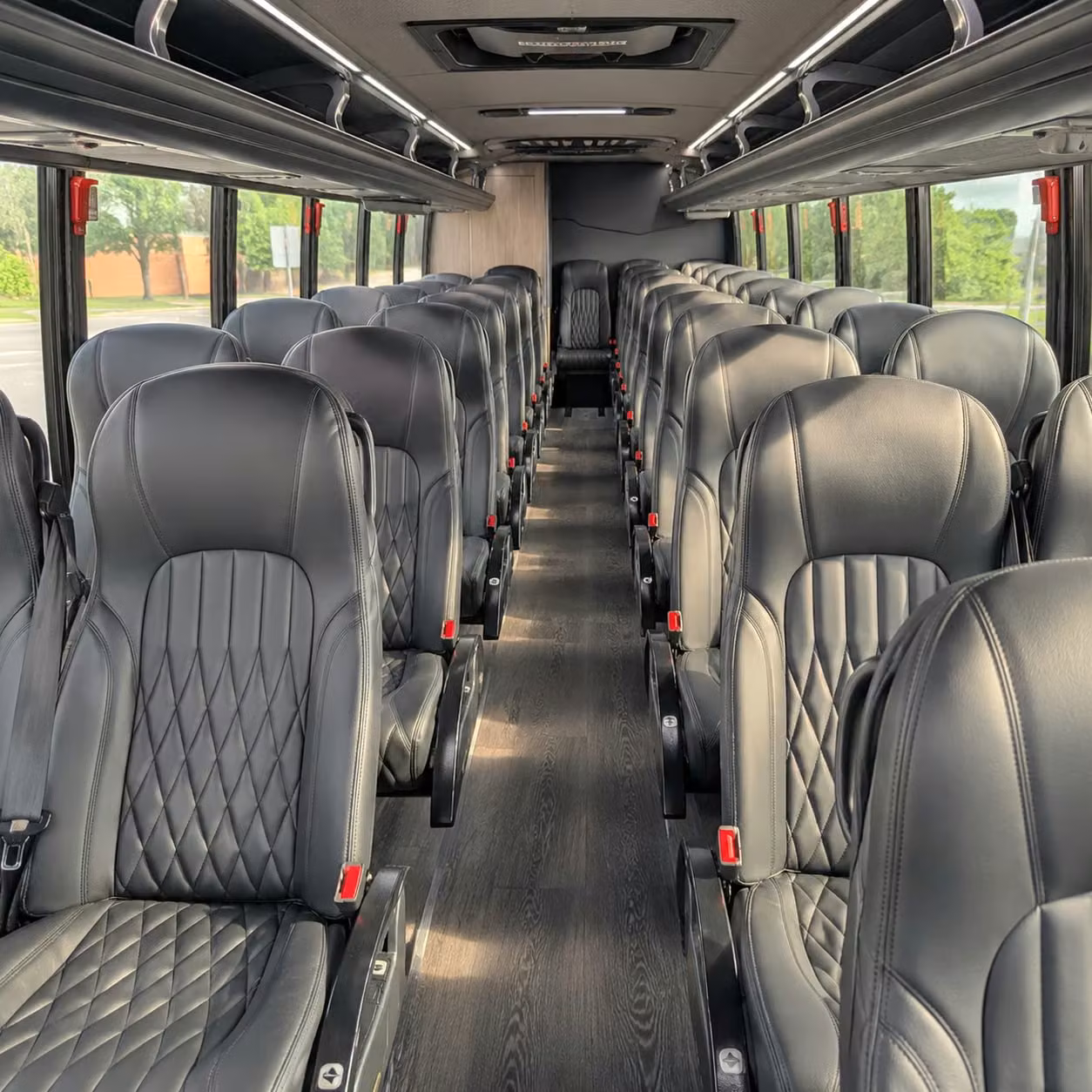 35 passenger minibus interior